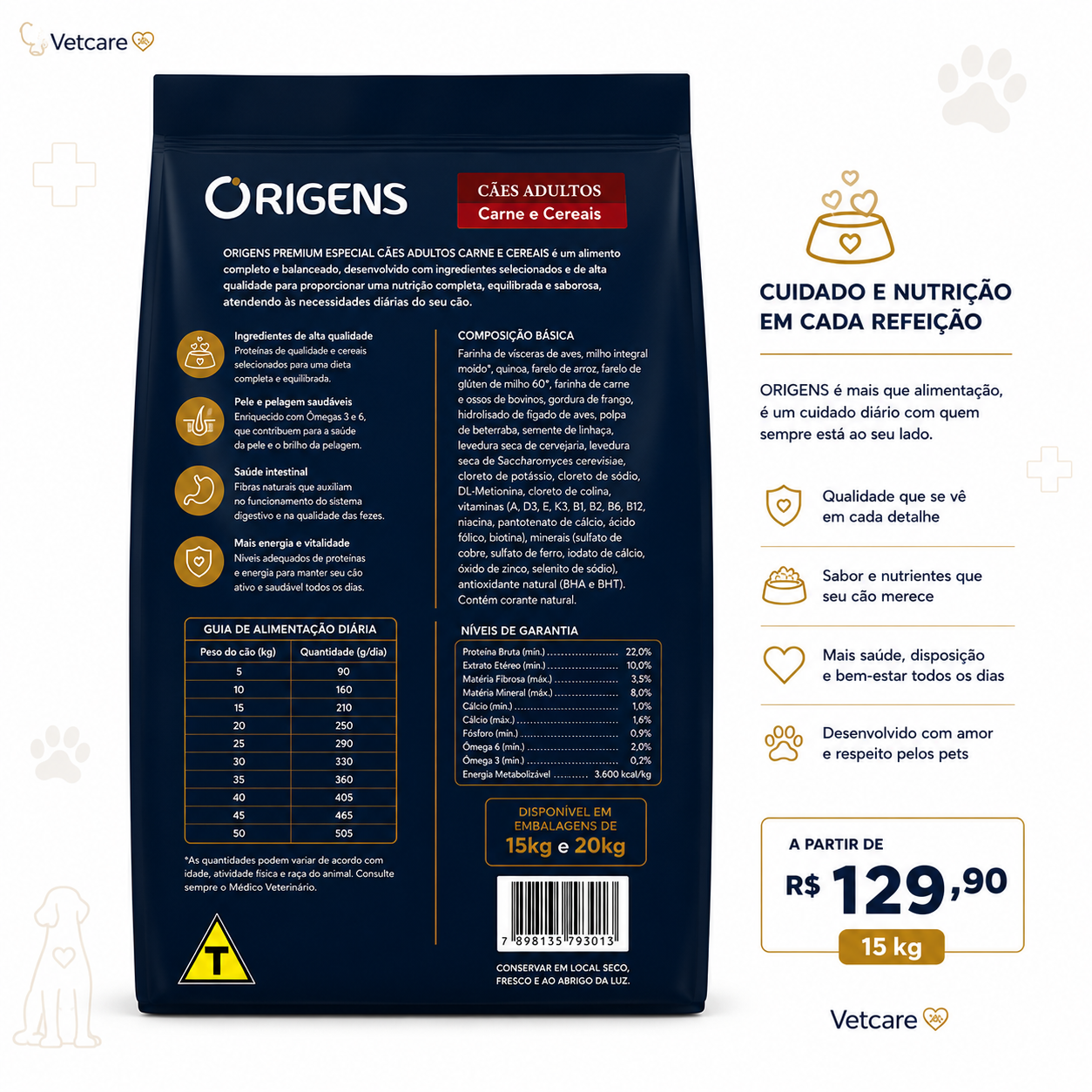 Ração Origens (15Kg)