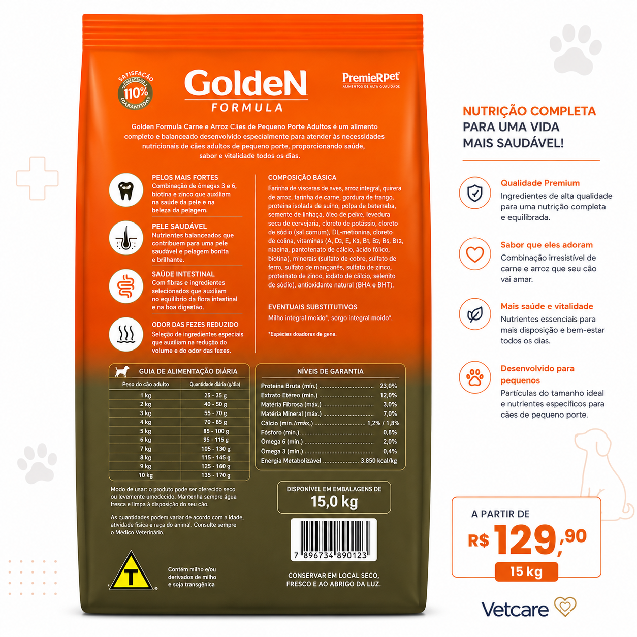 Ração Golden (15Kg)