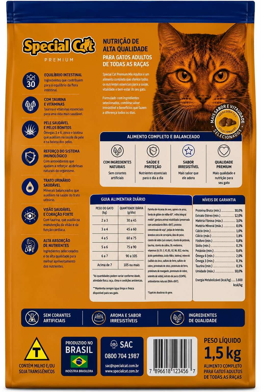 Ração Special Cat (1,5Kg)