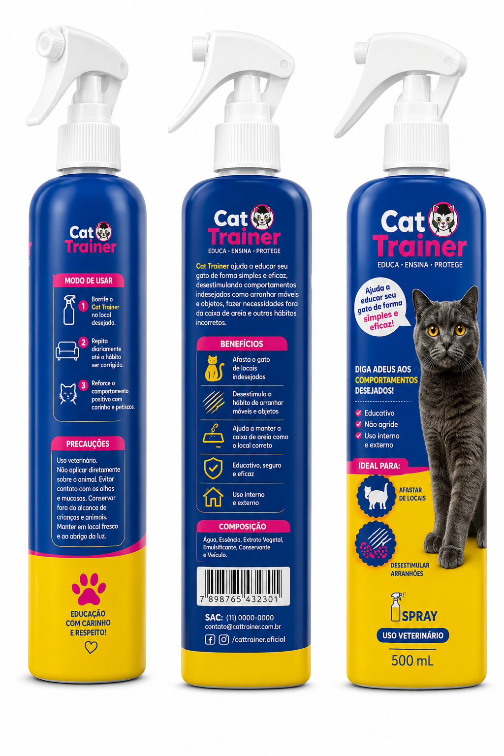 Educador Comportamental para Gatos • Spray 500ml