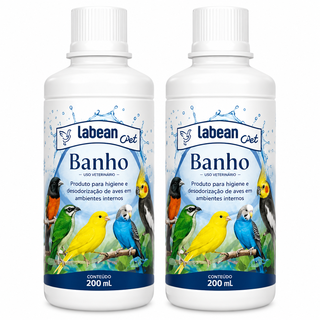 LABEAN PET BANHO  Higienizador e Desodorizador para Aves • 200ml