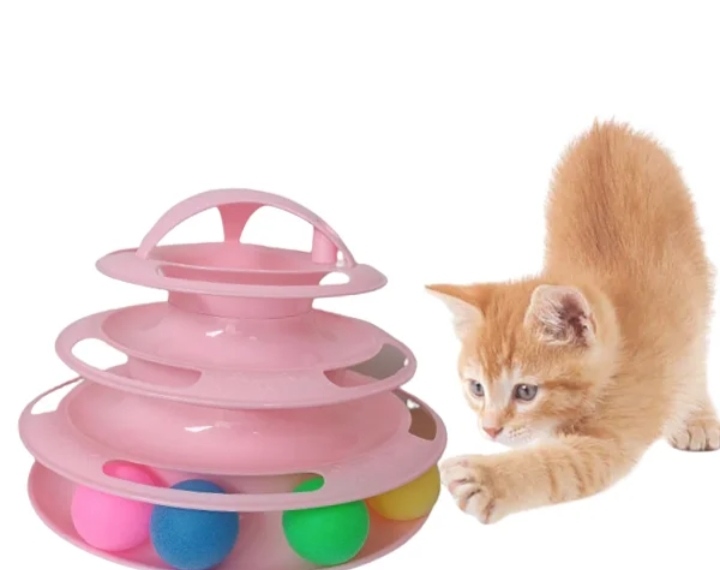 Brinquedo Interativo Torre para Gatos